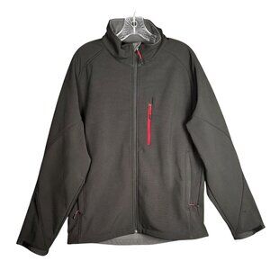 Kirkland Mens Jacket Large Softshell Lightweight Black Fall Winter Golf Business